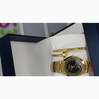 Stylish Female Wrist Watch and Bracelet
