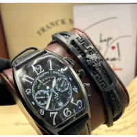Franck Muller Leather Watch With Bracelet