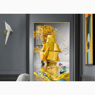 Brand New 5D Porcelain Wall Frame - 30cm X 60cm