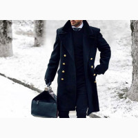 Stylish Men#039;s Long Winter Coat