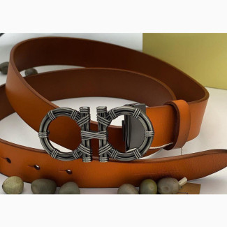Salvatore Ferragamo Leather Belt Brown
