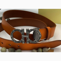 Salvatore Ferragamo Leather Belt Brown
