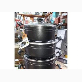 Big Non Stick Pots-24, 26, 28, 30cm