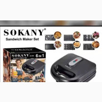 Sokany Multifunctional 6in1 Sandwich Maker