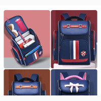 Top Bear Leather Waterproof Shoolbags