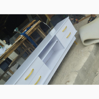TV Stand With Gold Leg