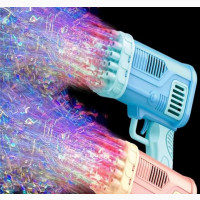 32 Holes Automatic Bubble Blower Gun, Portable Bubble Maker