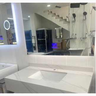 Bathroom Mirror and Sink