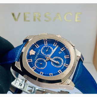 New Stock Alert !!Versace Active Chronograph Leather Strap