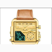 Mature Square Watch for Men