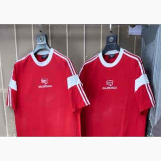 Brand New Balenciaga Red T-Shirt for Men