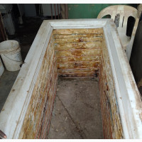 Internal Evaporator Coil Replacement for Deep Freezer