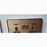 St Power Switch And Socket Available In Gold, Silver, White