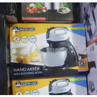 Master Chef Hand Mixer With Rotating Bowl