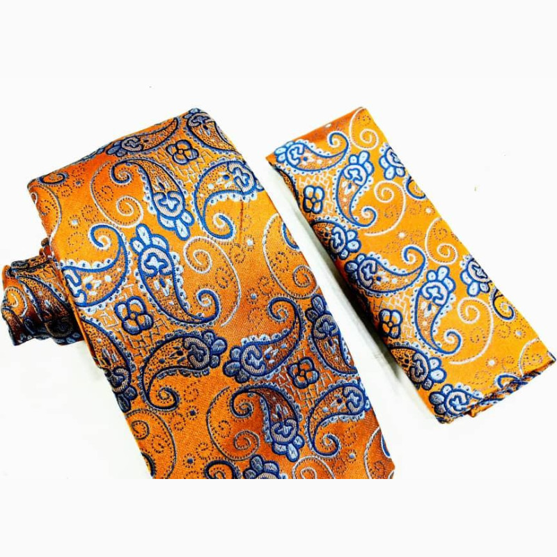 Фото 1/1. Stylish Gold Flower Pattern Ties