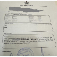 Kyami Commercial Land with R of O Title for Sale