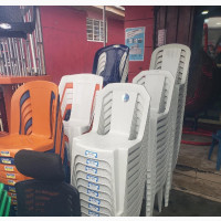 Amber Gold Plastic Chair - Brand New Zodiac Chairs