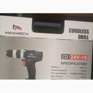 Maxmech Original Cordless Drill / Screws Machine 24 Voltage