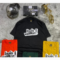 Louis Vuitton Regular Round Neck Tees