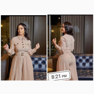 Classic Ladies Pleated Jumpsuit