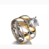 Stainless Steel Wedding Rings For Couples - Brand New