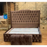 Padded Bedframes 41⁄2 by 6 With Leg Rest