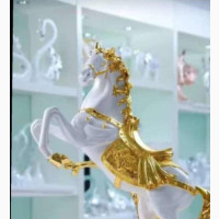Resin Imported Horse Sculpture Ornament
