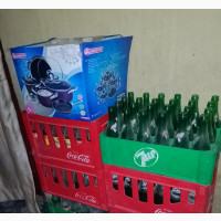 Empty Crates of Coke, Sprite, 7up Malt at #3, 500 Per Crate