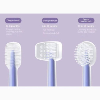 3pcs Baby Teeth Oral Care Cleaning