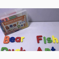 Wooden Alphabet-52 Uppercase and Lowercase Letters, Montessor