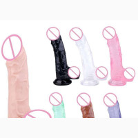 Jelly Dildo Women Sex Toy Multi-Color 6 Inches