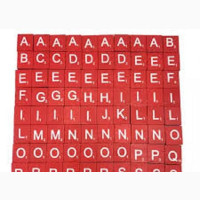 Wooden Tiles Craft Wood Mixer 100pcs Set Scrabble Letters