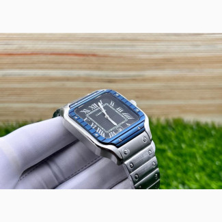 High Quality CARTIER Silversteel Blue Dial Available Instore
