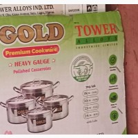 Tower Gold Pot - 4 Set