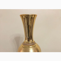 Mini Plum Ceramic Vintage Vase With Bling Stones
