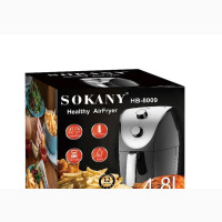Sokany 4.5L Air Fryer - Brand New - Black - By Sommy-Vic
