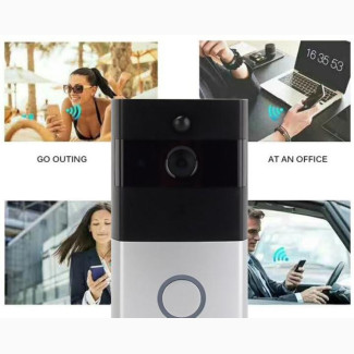 Wi-fi Video Doorbell, Smart Doorbell 720p Hd Wifi Security 2way