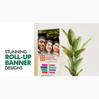 Roll-Up Banner (With Printed Banner Roll-Up Stand)