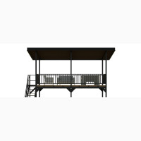 Gazebo 6.12kwp Solar 10kw Inverter 20kwh Lifepo4 Battery