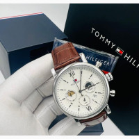 Tommy Hilfiger Men#039;s Leather Wristwatch