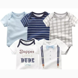 5 in 1 Unique Baby Body Suits Children Wears