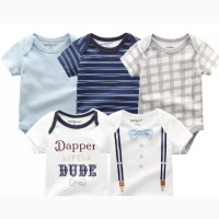 5 in 1 Unique Baby Body Suits Children Wears