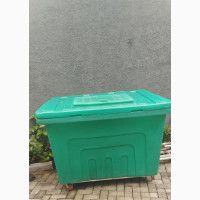 660 Litres Waste Bin /Dustbin/Trash Can With Wheels Tyre