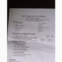 Experienced Receptionist or Cashier Available for Full-Time Job