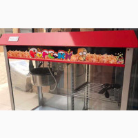 Red Popcorn Machine With Warmer - Brand New