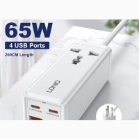 65w Multifunctional Desktop Power Strip