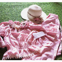 Off Shoulder Top With Joggers and Hat