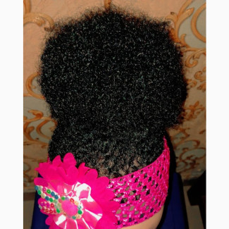 Baby Afro Bun Wig