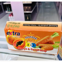 Asantee 2 In1 Papaya and Carrot Soap