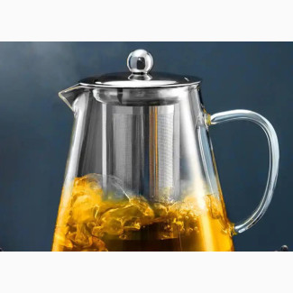 550ml Tea Strainer Original Wood Color Tea Teapot